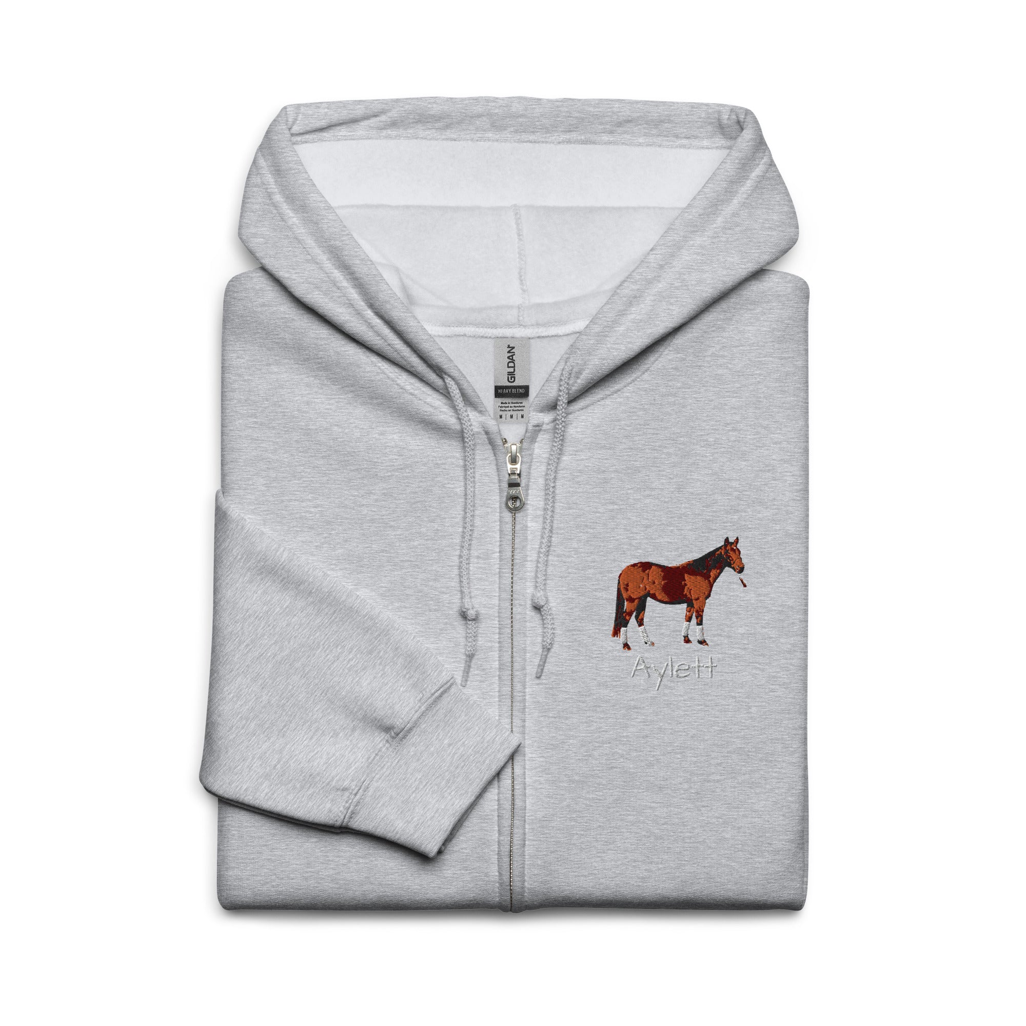 Sandocs Royal Queen „aka Queeny“ Hoody – Unisex-Kapuzenpullover mit Reißverschluss aus schwerer Mischung