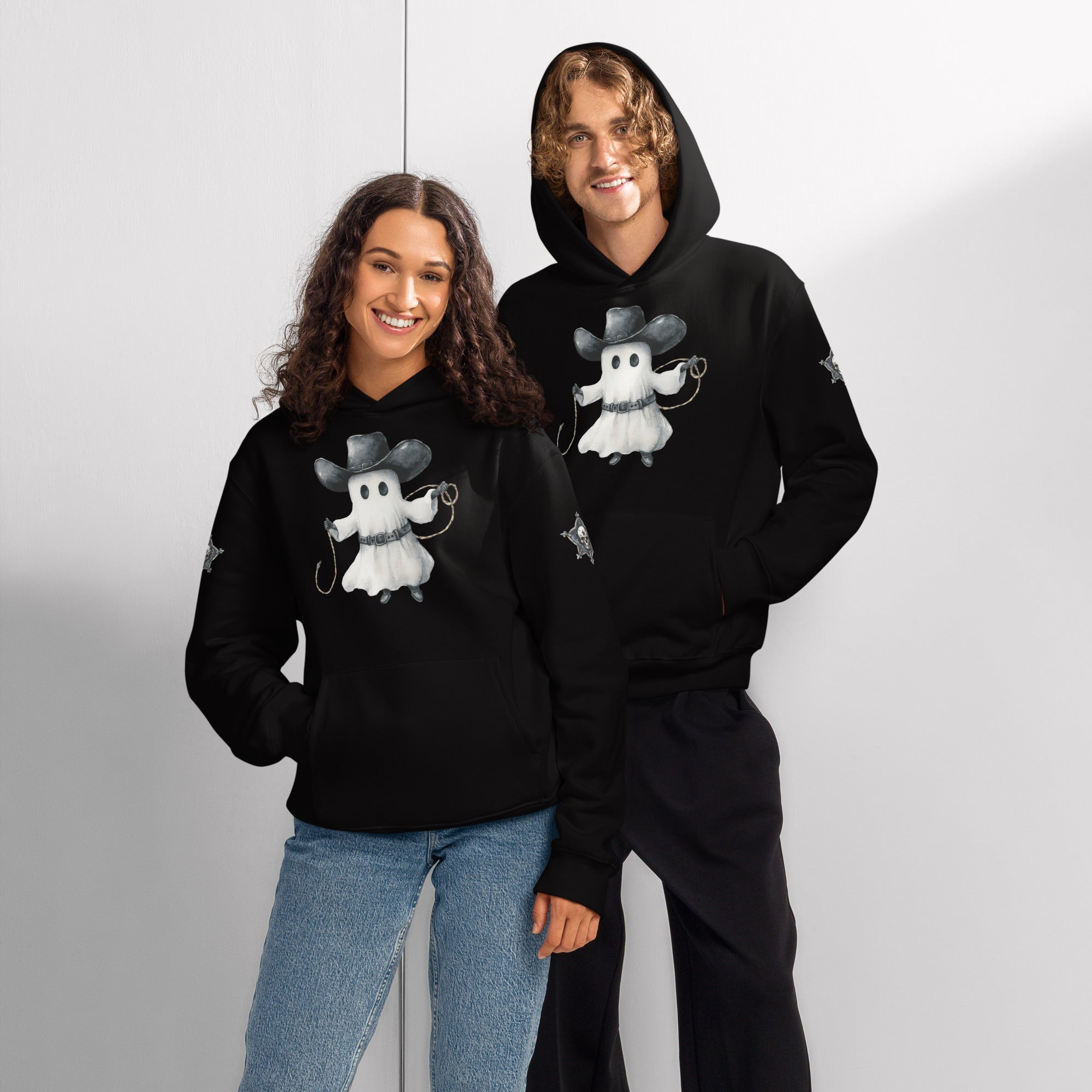 Halloween Ghost - Oversized heavyweight hoodie - view 3