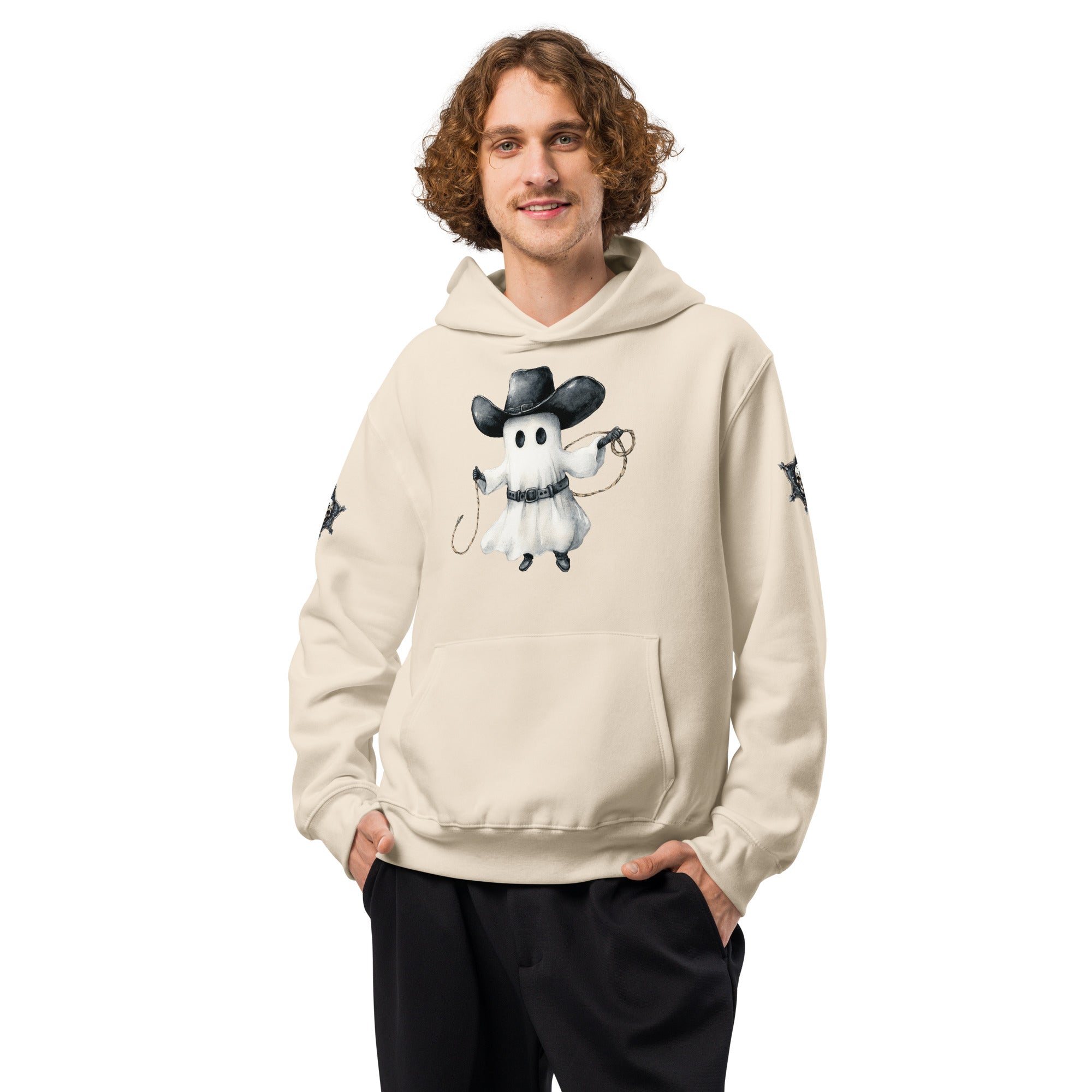 Halloween Ghost - Oversized heavyweight hoodie - view 5