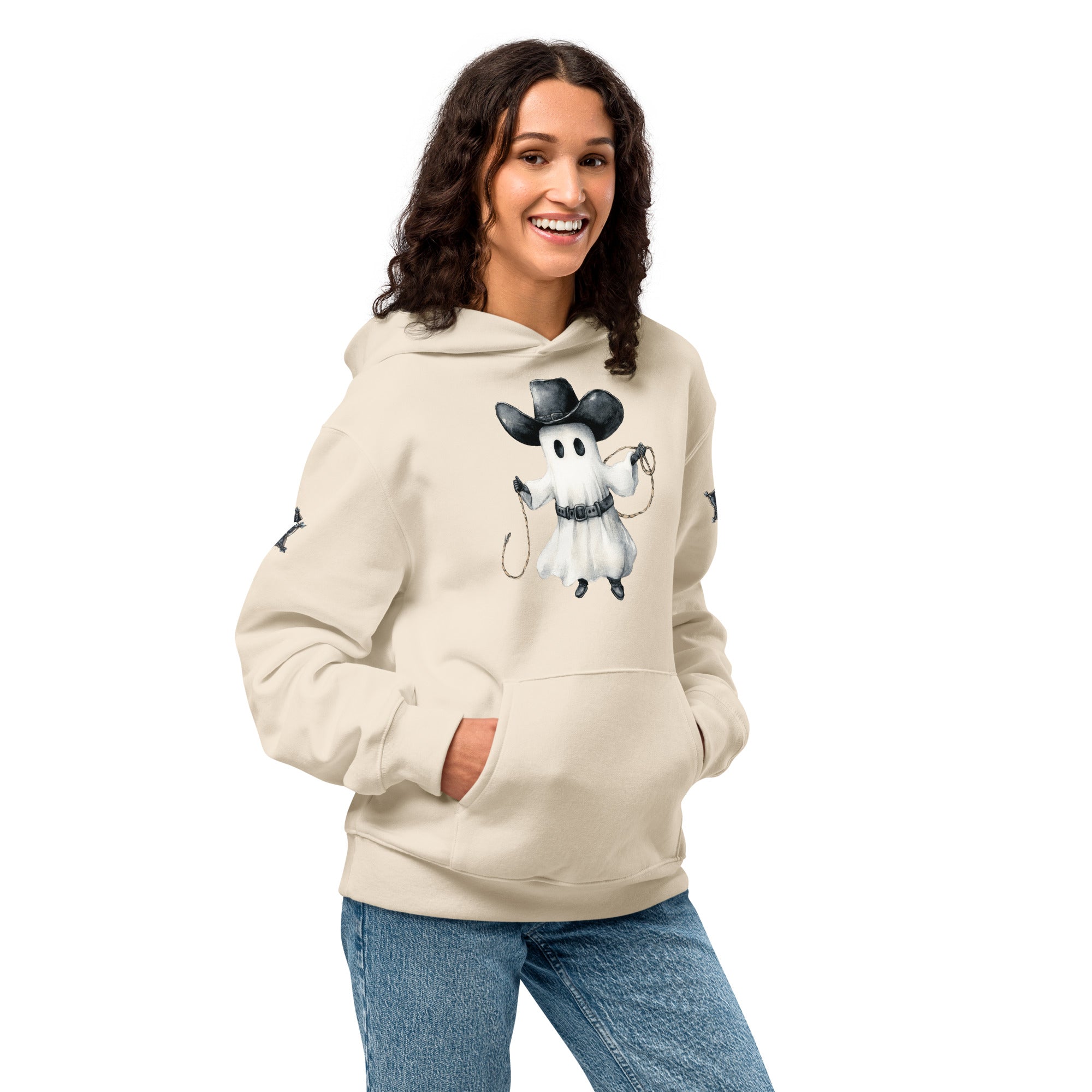 Halloween Ghost - Oversized heavyweight hoodie - view 4