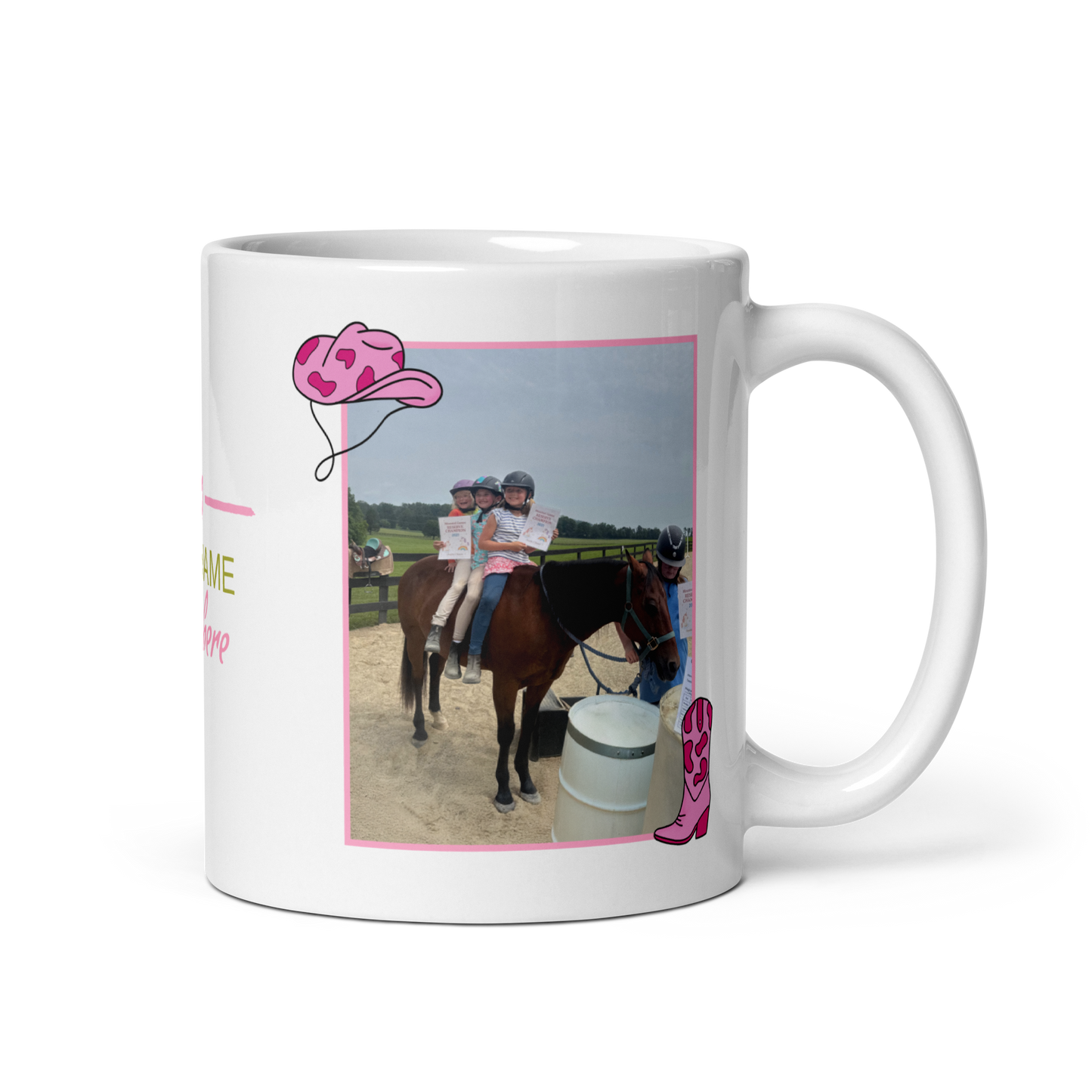Cowgirl Princess Personalized Mug