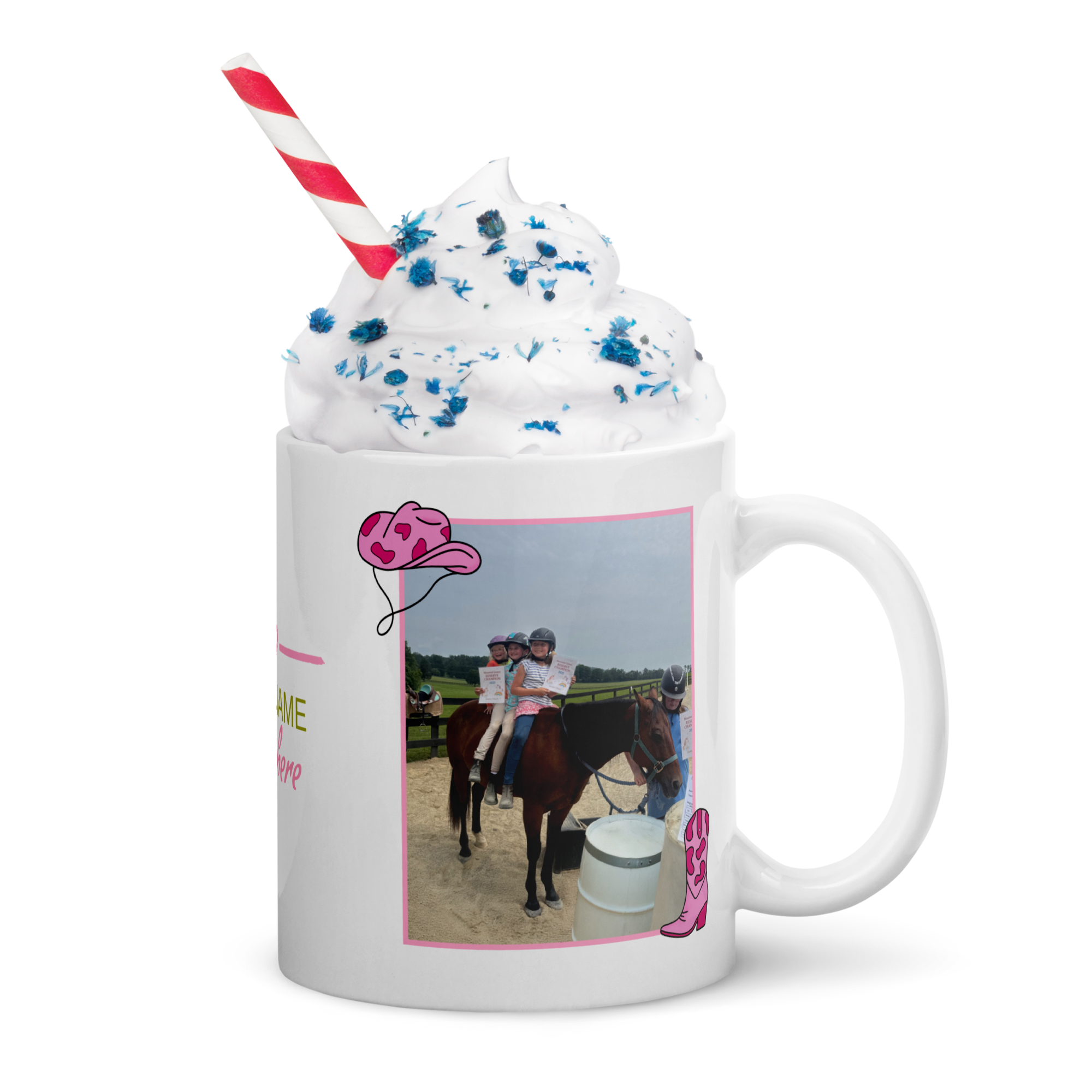 Cowgirl Princess Personalized Mug