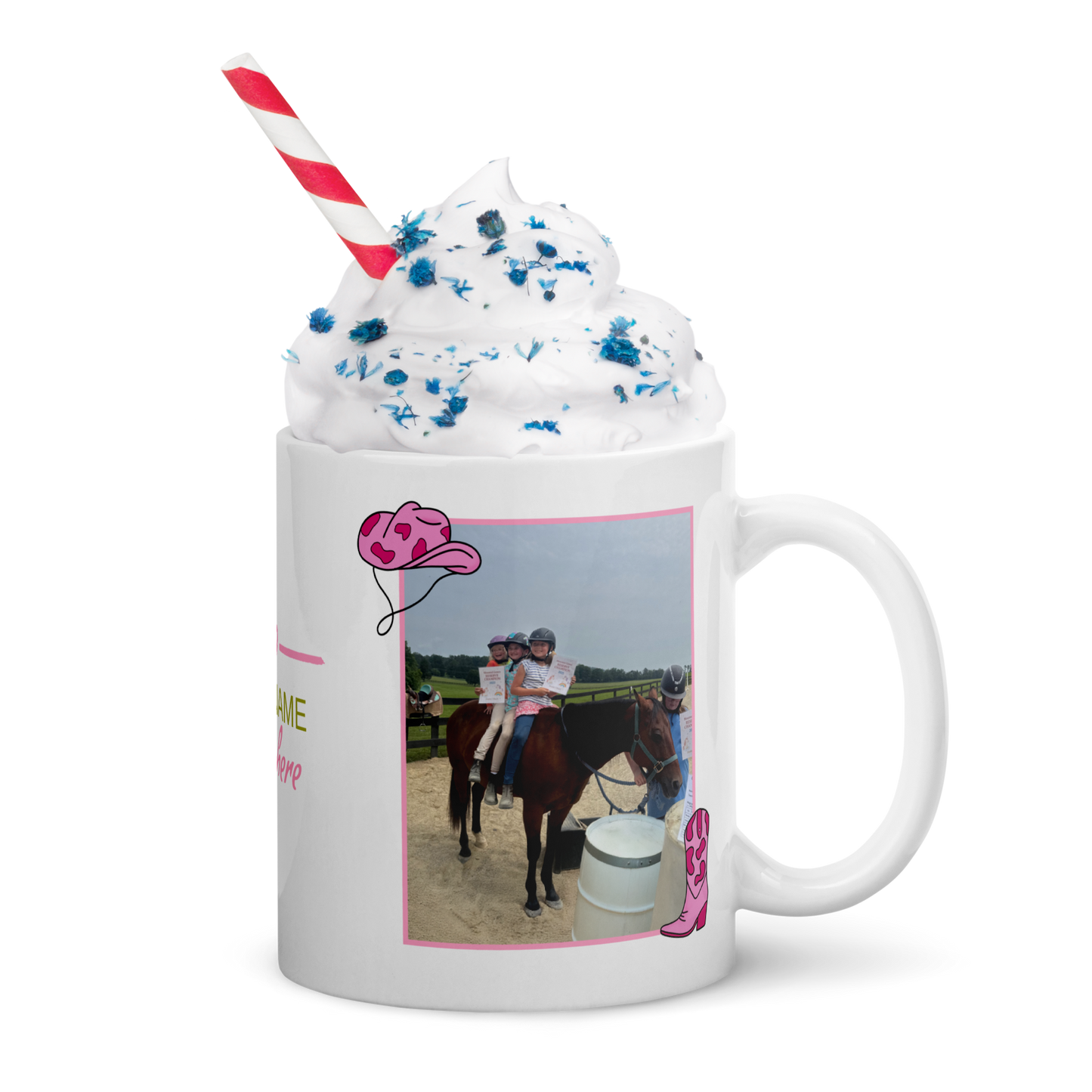 Cowgirl Princess Personalized Mug